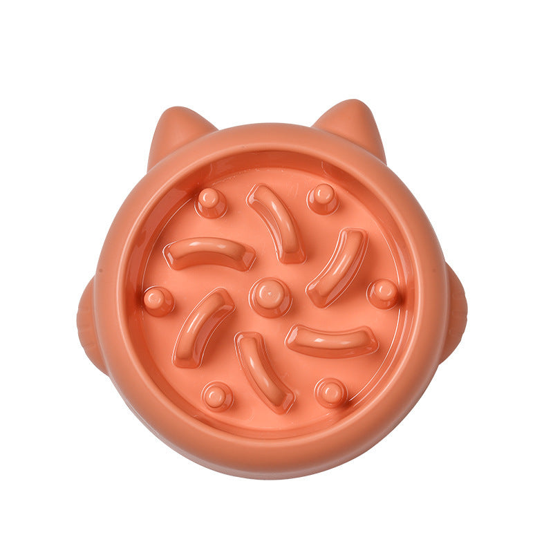 Slow Feeder Dog Bowl – Anti-Gulping, Non-Slip Puzzle (Dogs & Cats)