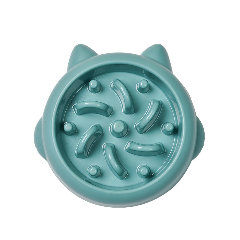 Slow Feeder Dog Bowl – Anti-Gulping, Non-Slip Puzzle (Dogs & Cats)