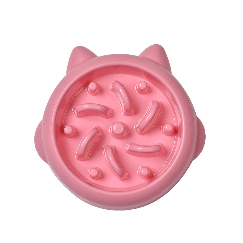 Slow Feeder Dog Bowl – Anti-Gulping, Non-Slip Puzzle (Dogs & Cats)