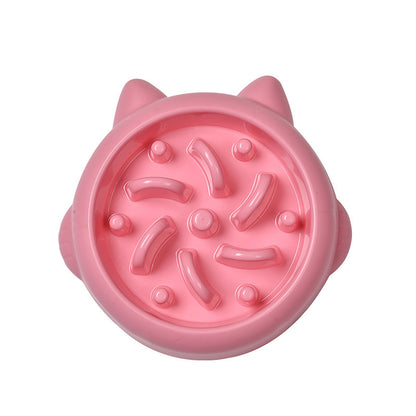 Slow Feeder Dog Bowl – Anti-Gulping, Non-Slip Puzzle (Dogs & Cats)